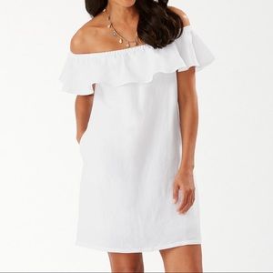 Tommy Bahama white linen dress